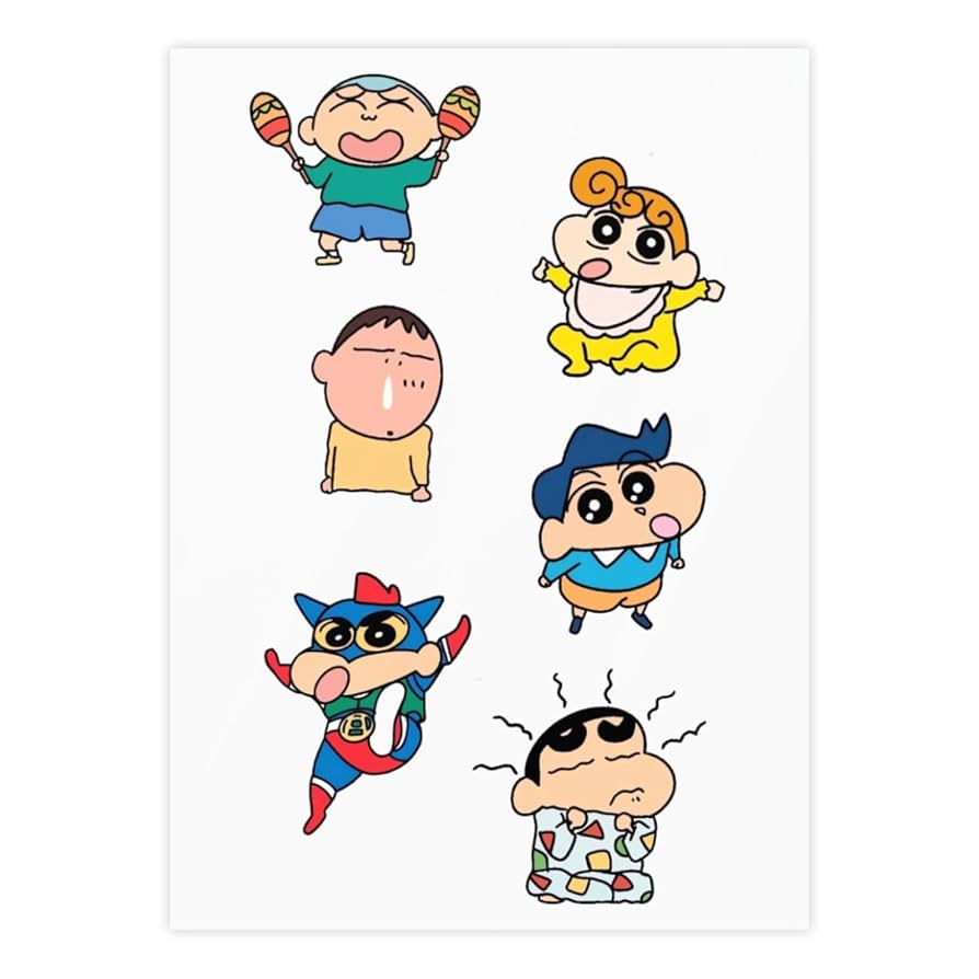 Amazon.co.jp: クレヨンしんちゃん ステッカー セット 手帳